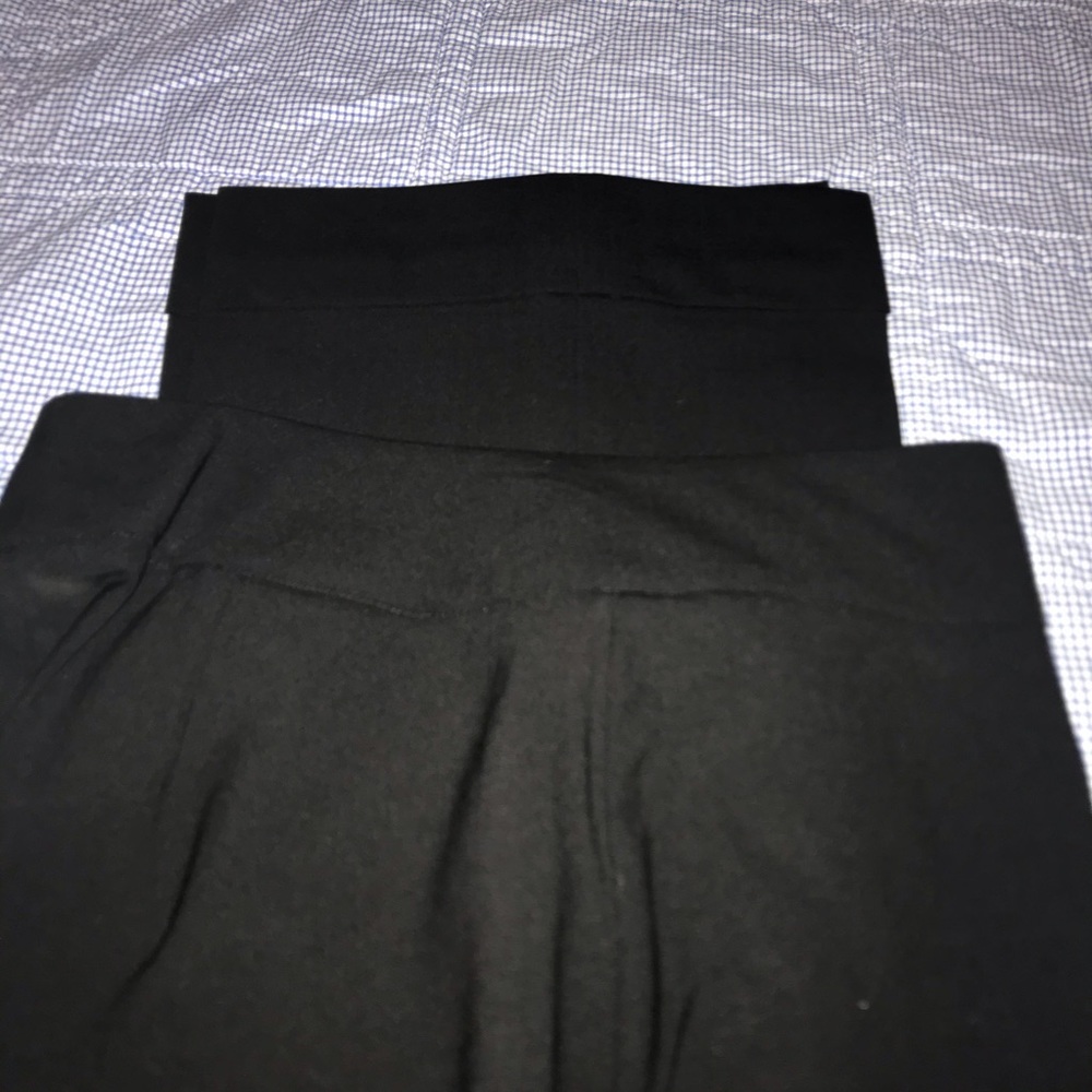 Classiques Entier Wool Cuff Button Front Slacks - image 2